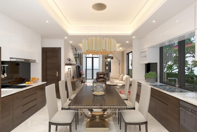 Tủ bếp hiện đại, tân cổ điển, tủ bếp An Cường, tủ bếp cao cấp sang trọng đẳng cấp