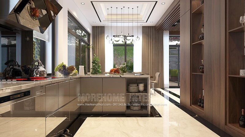 Tủ bếp đa năng và nhỏ gọn được khách hàng yêu thích tại MoreHome