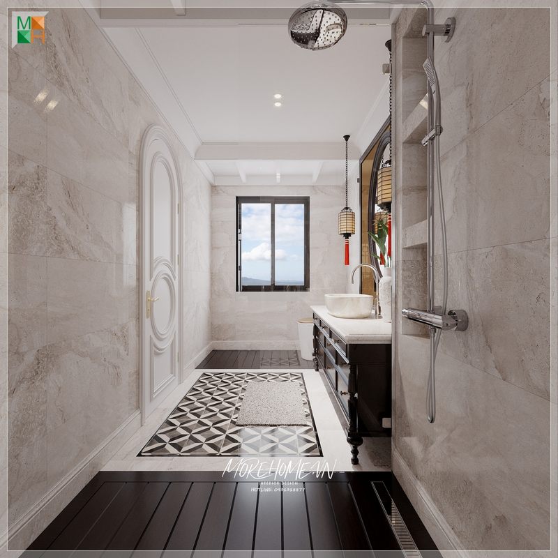 Điểm qua 15 mẫu thiết kế đá ốp tường phòng tắm được mong chờ trong năm 